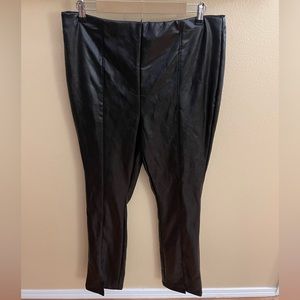 AFRM black leather bootcut pants, brand new with tags, size XL